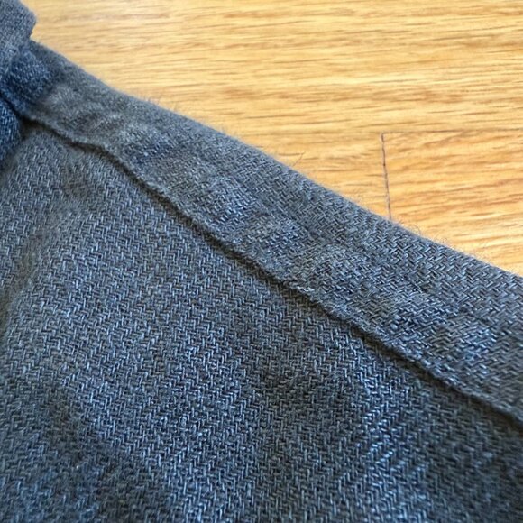 Maharishi Emroidered Hemp Open Collar Shirt Small - Picture 5 of 8